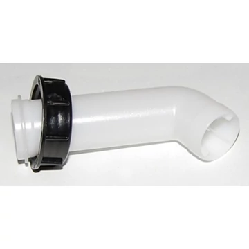 IBC kifolyó csonk / pipa DN 50 - fehér - használt - csomag