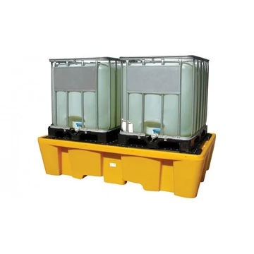 Kármentő, 2 palettás - 1000 L-es IBC tartályhoz - MD-PE Kármentő, 2 palettás - 1000 L-es IBC tartályhoz - MD-PE